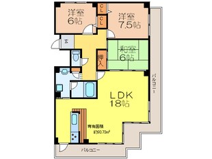 ロイヤル南茨木の物件間取画像